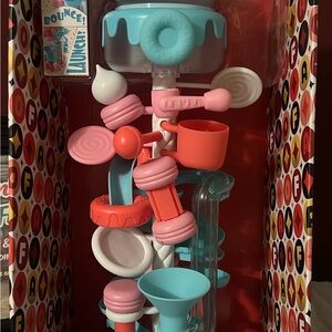 FAO Schwarz Pink and Aqua Stack & Roll Marble Playset